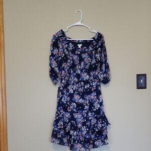 Westport Navy Floral Mini Dress